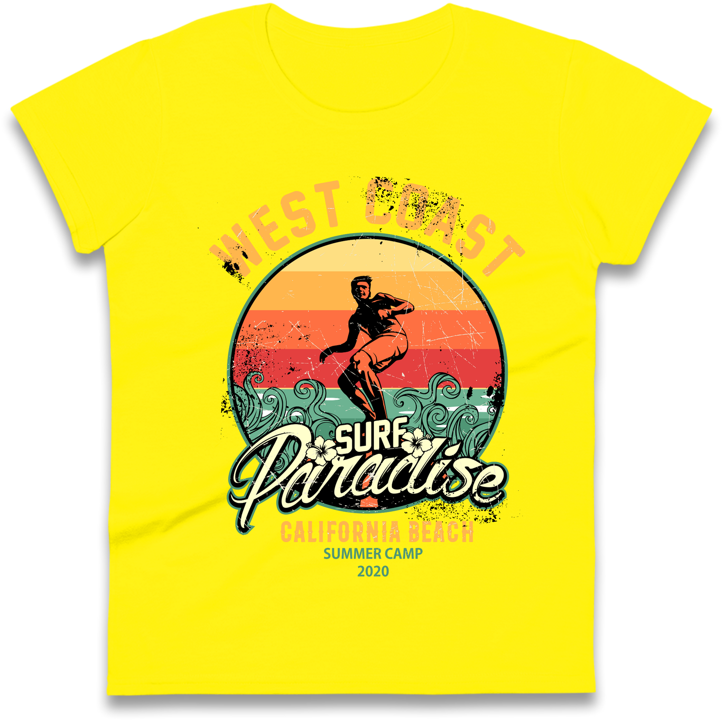 West Coast Surf Paradise Ladies Shirt