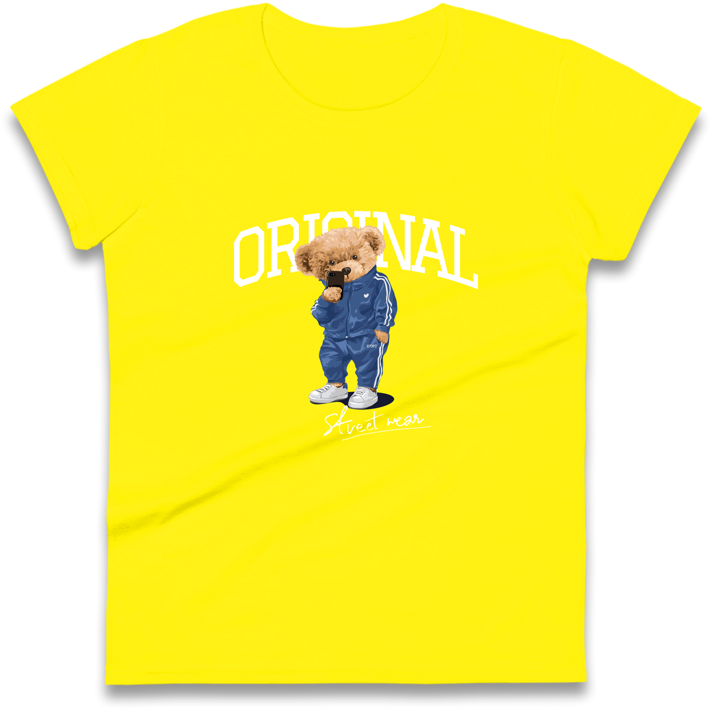 Teddy Bear Original Streetwear Ladies Shirt