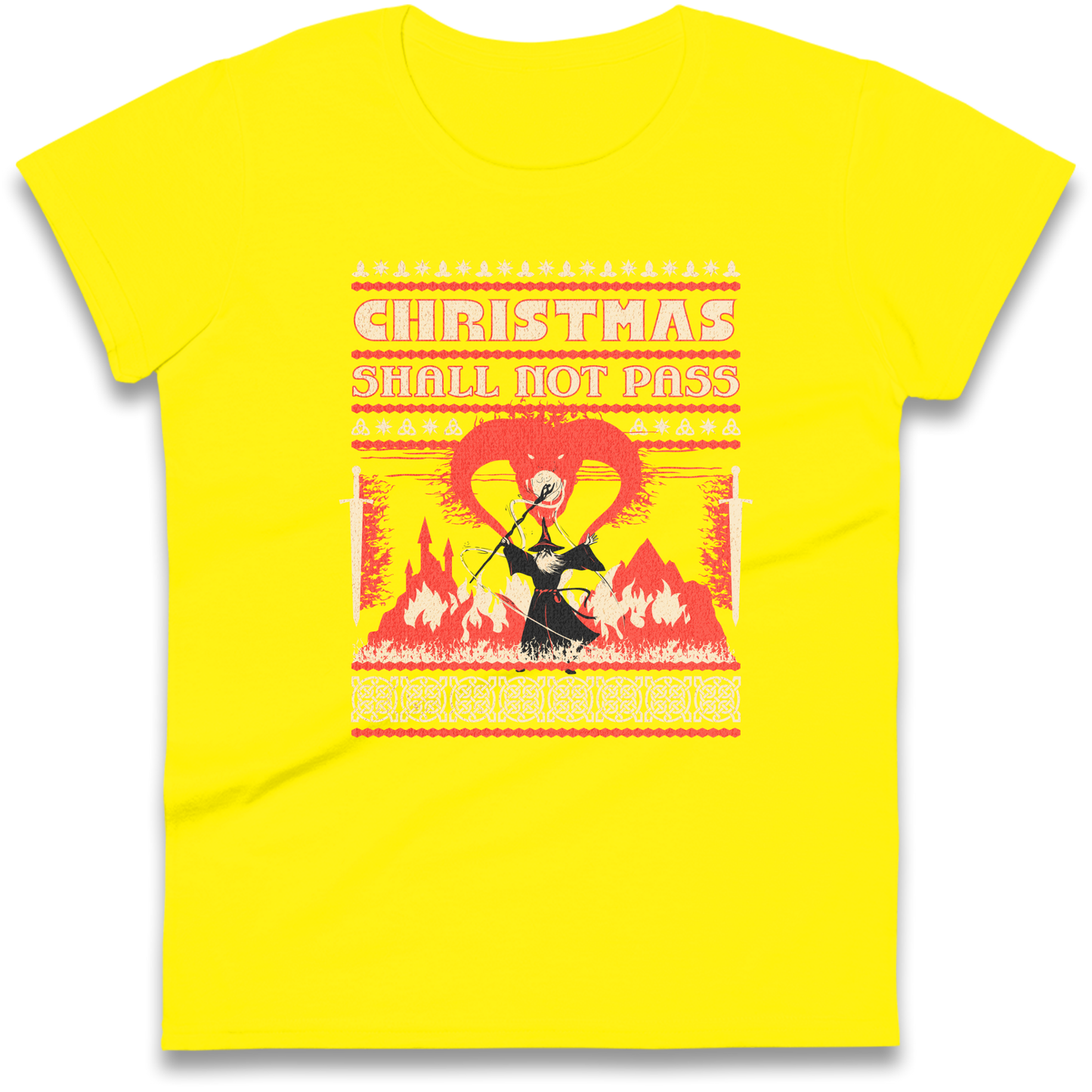Christmas Shall Not Pass Ladies Shirt