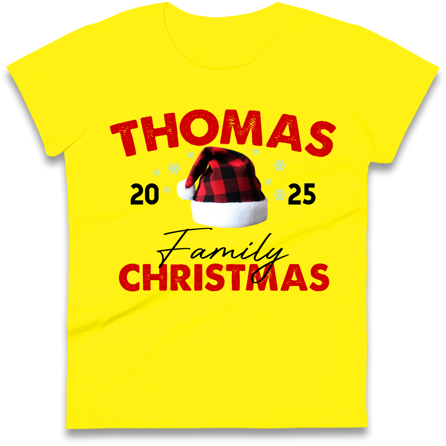 Thomas Family Christmas Ladies Shirt
