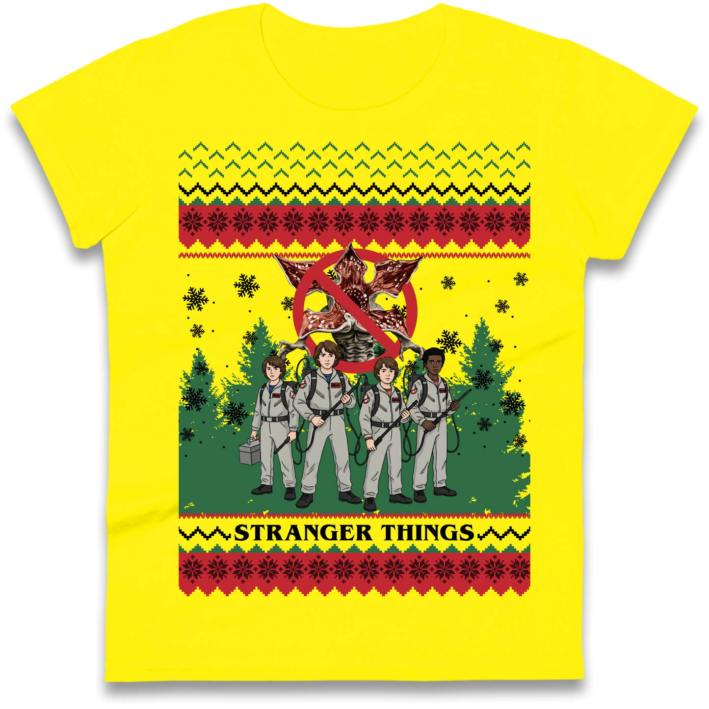 Stranger Things Demogorgon Christmas Ladies Shirt