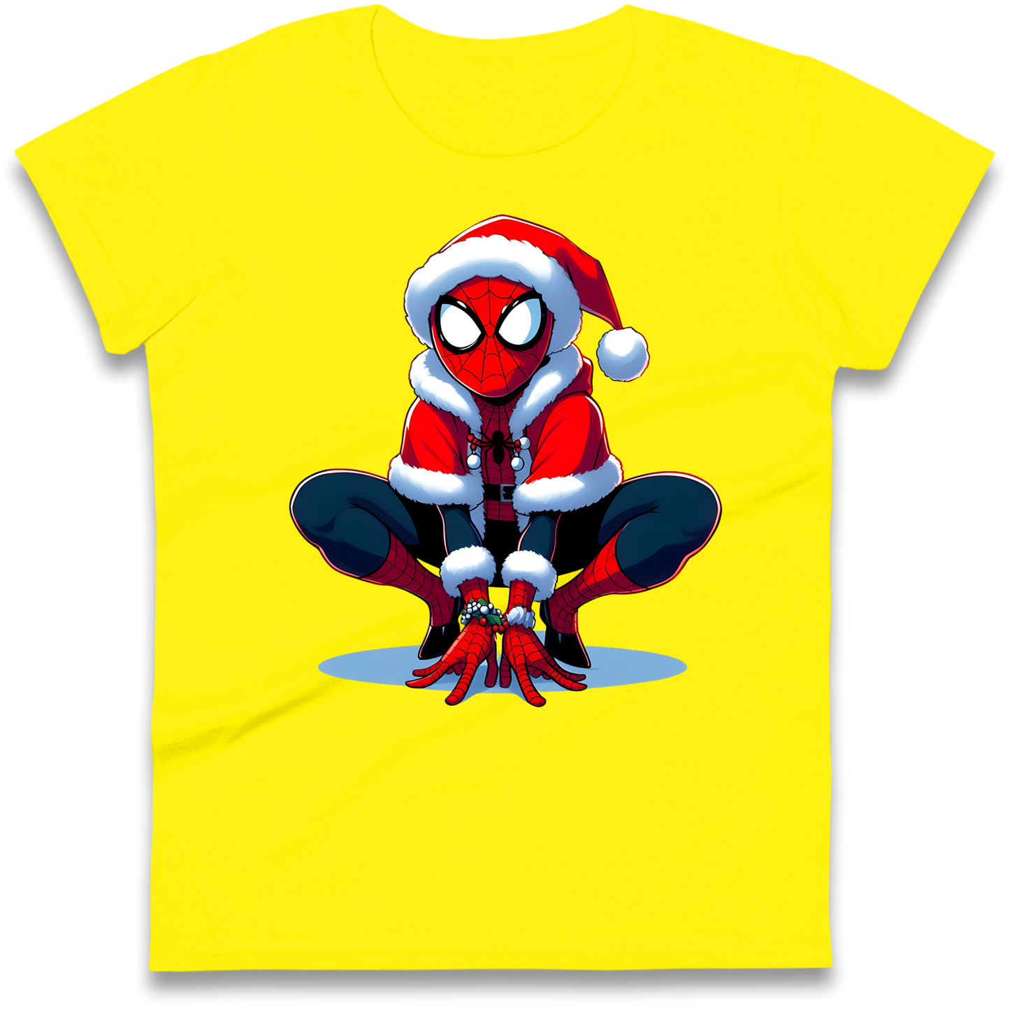 Spiderman Santa Ladies Shirt