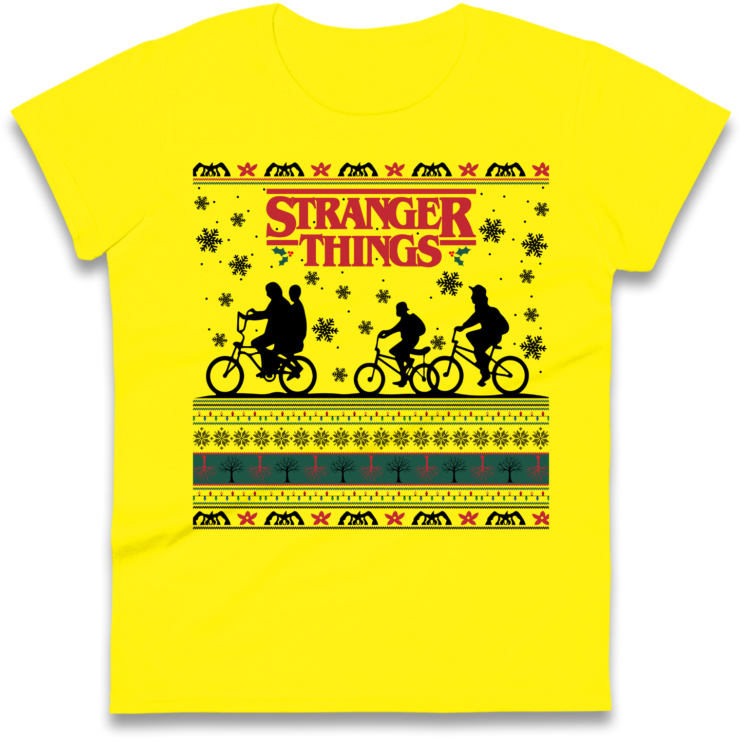 Stranger Things Christmas Ladies Shirt