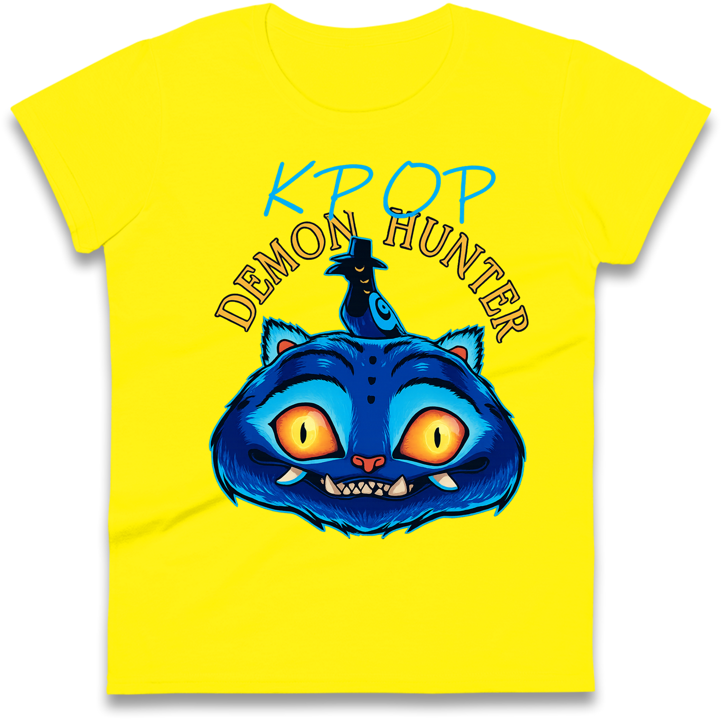 Kpop Demon Hunter Derpy Tiger Ladies Shirt