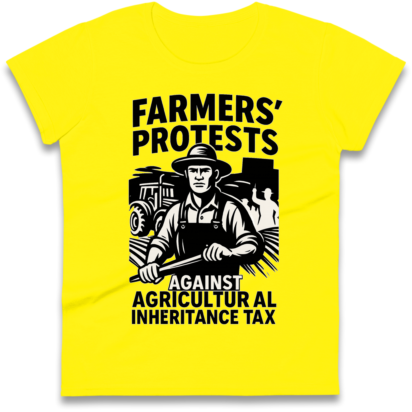 Farmers’ Protests Against Agricultural Inheritance Tax Ladies Shirt