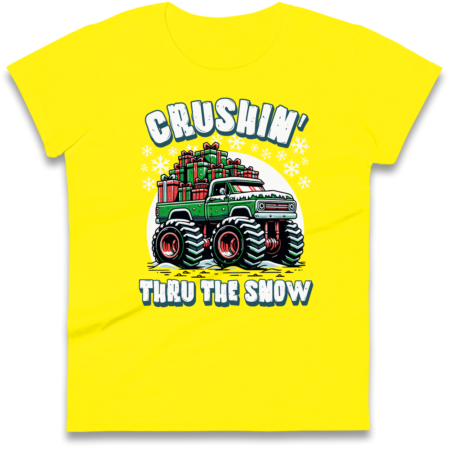 Crushin Thru The Snow Ladies Shirt