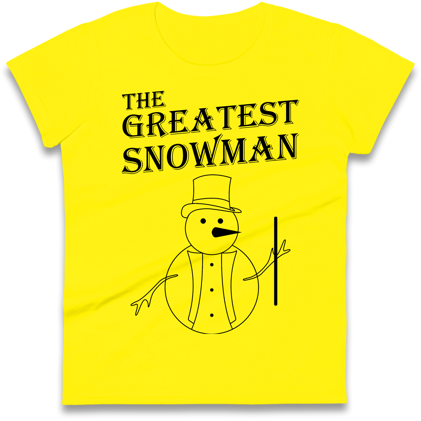 The Greatest Snowman Christmas Ladies Shirt