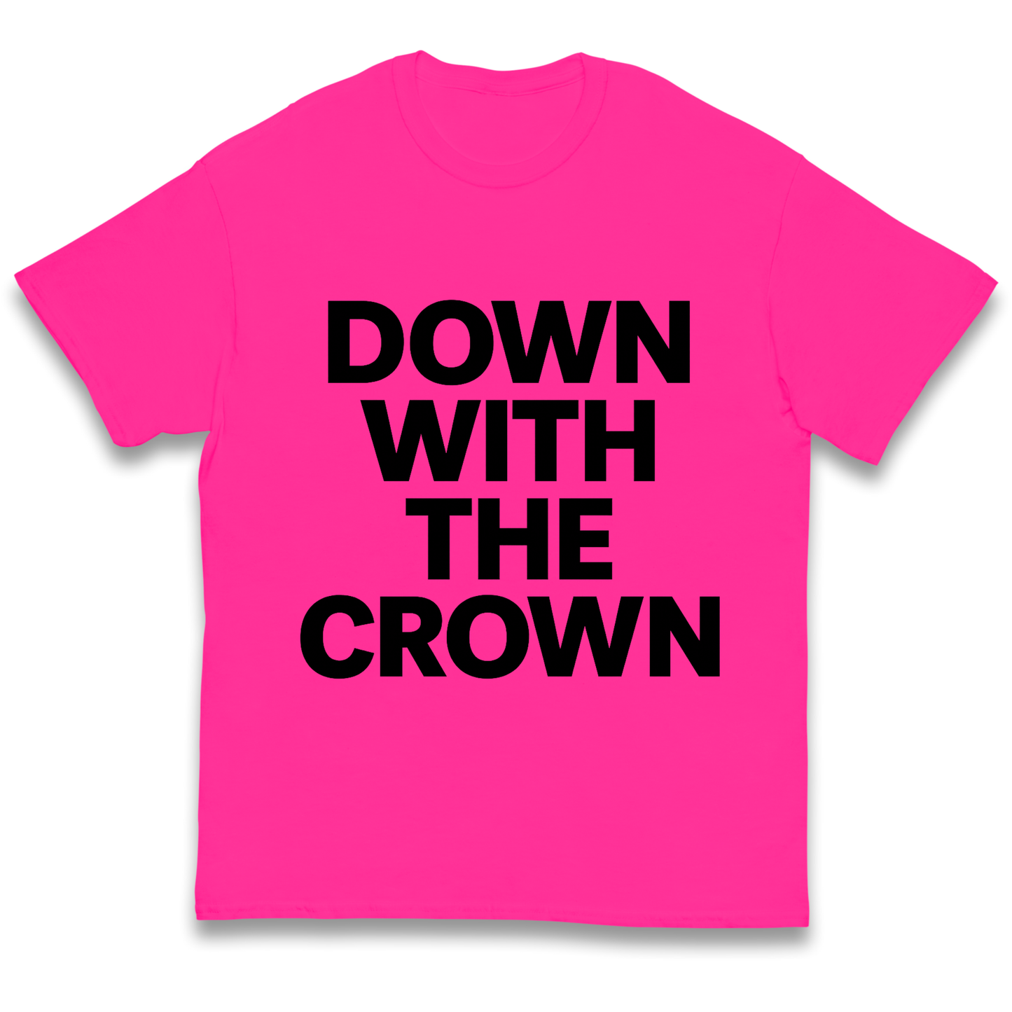 DOWN WITH THE CROWN kids t shirt