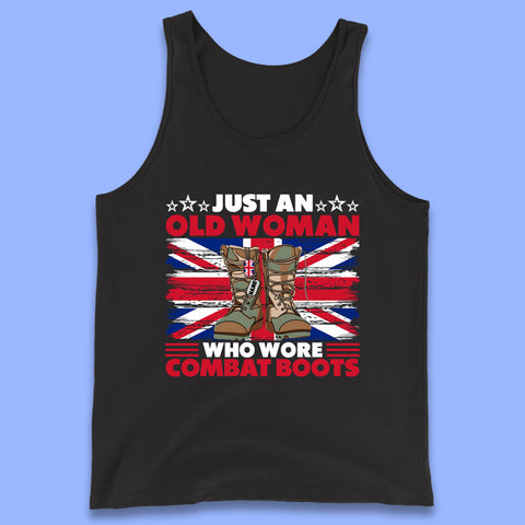 Personalised Just An Old Woman Tank Top