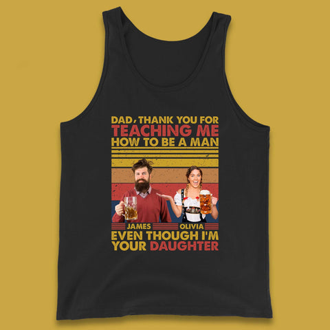 Personalised Thank You For Teaching Me Tank Top