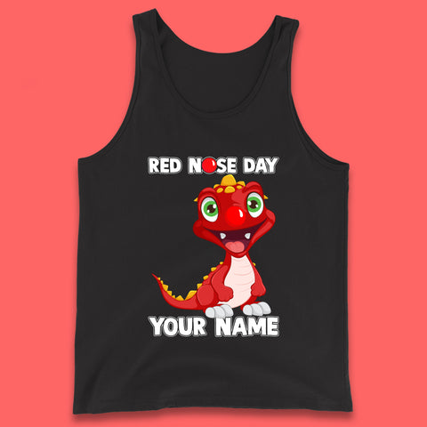 Personalised Red Nose Day Dragon Tank Top