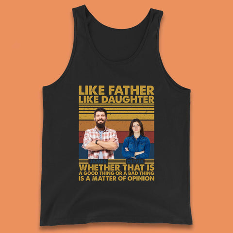 Personalised Like Father Like Daughter Tank Top