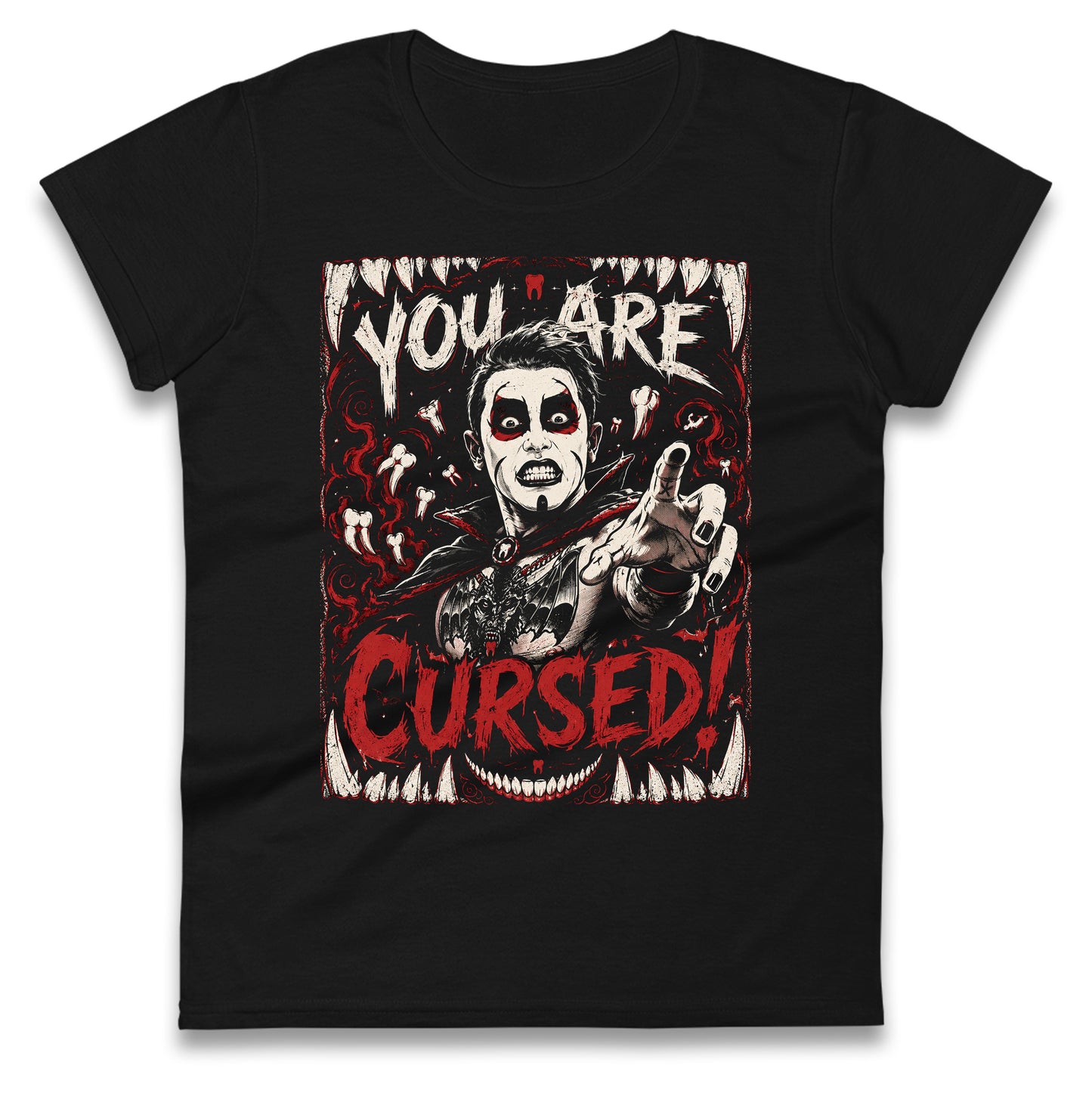 Danhausen You Are Cursed Pro Wrestling Ladies T Shirt