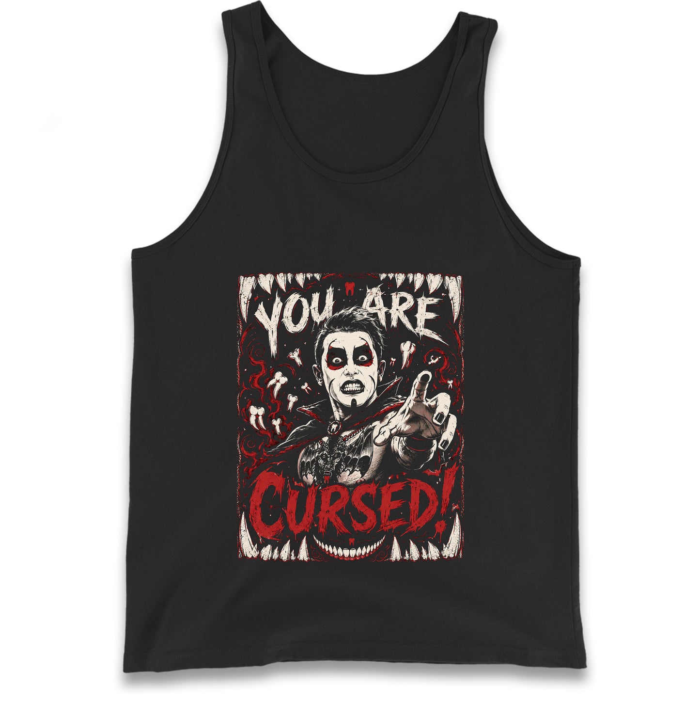 Danhausen You Are Cursed Pro Wrestling Tank Top
