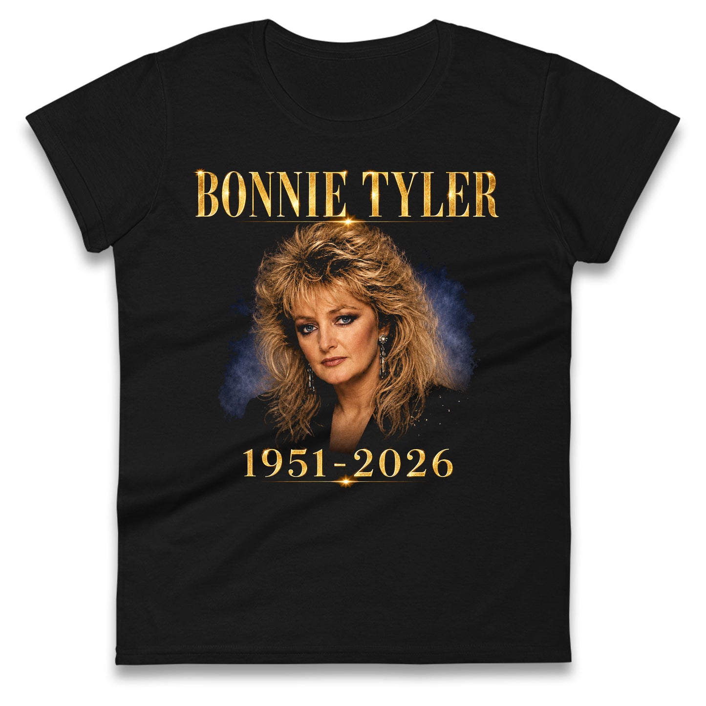 Bonnie Tyler Tribute Ladies T Shirt