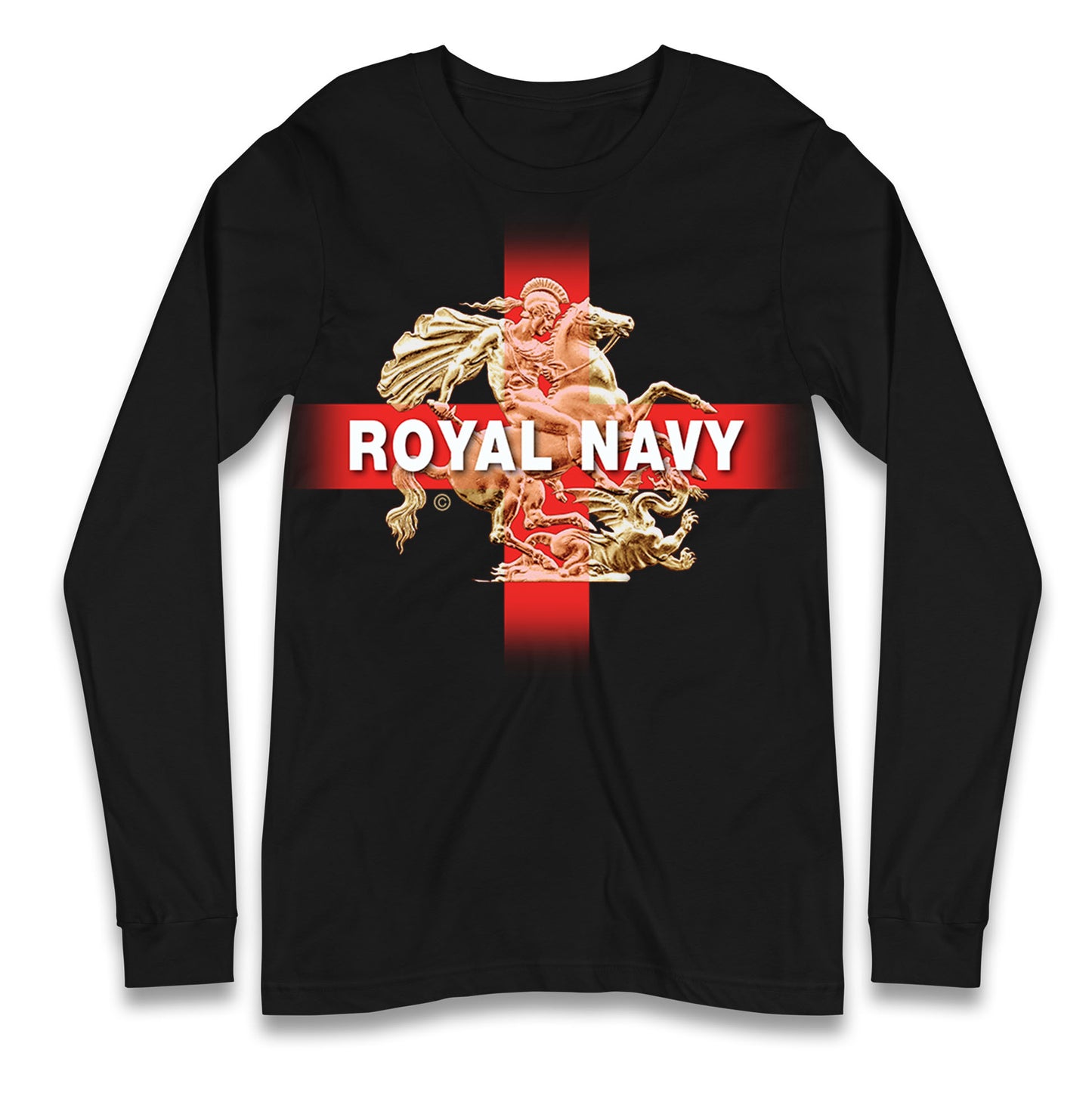 Royal Navy St George and The Dragon Long Sleeve T Shirt