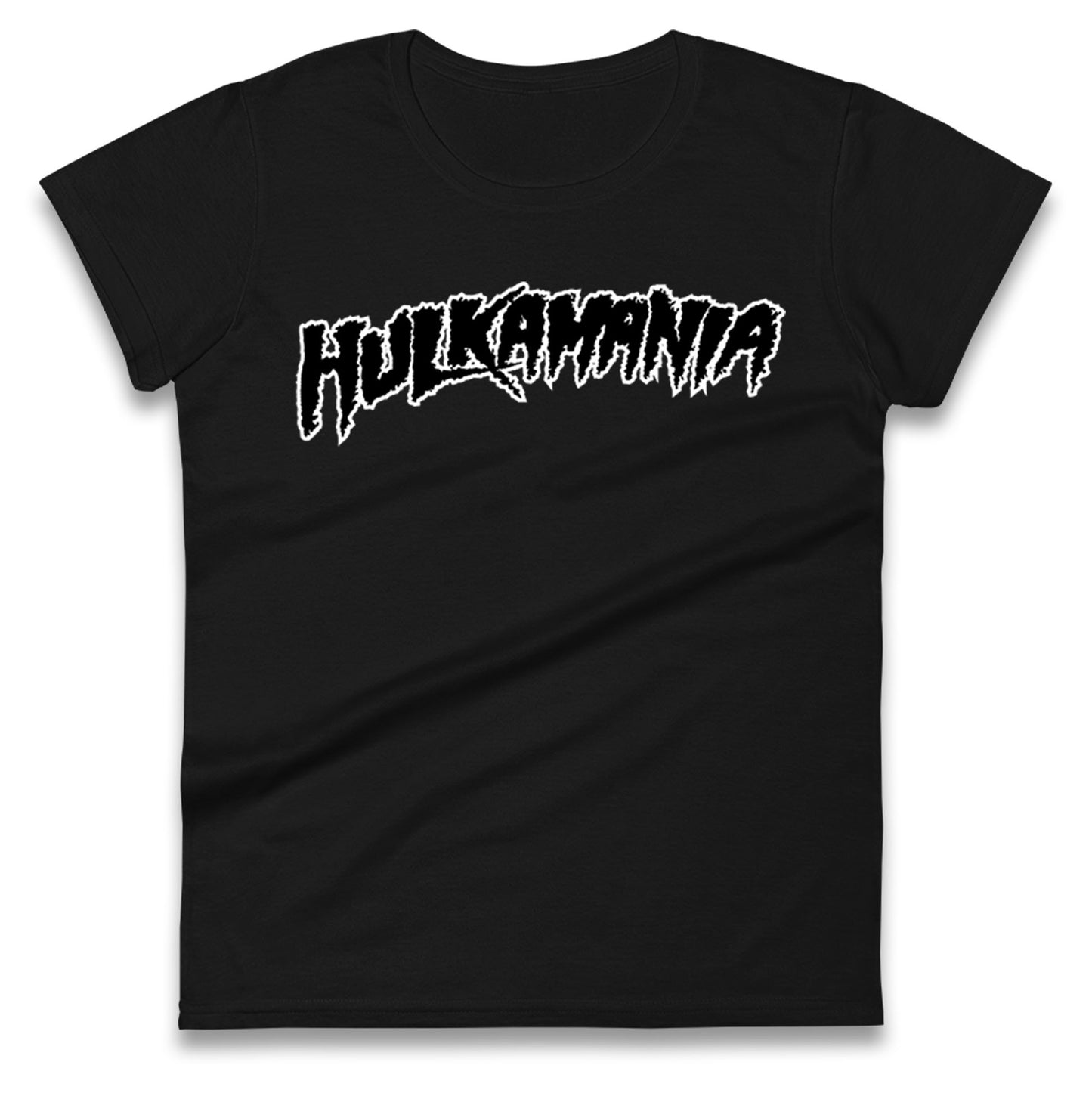 Hulkamania Logo Ladies T Shirt