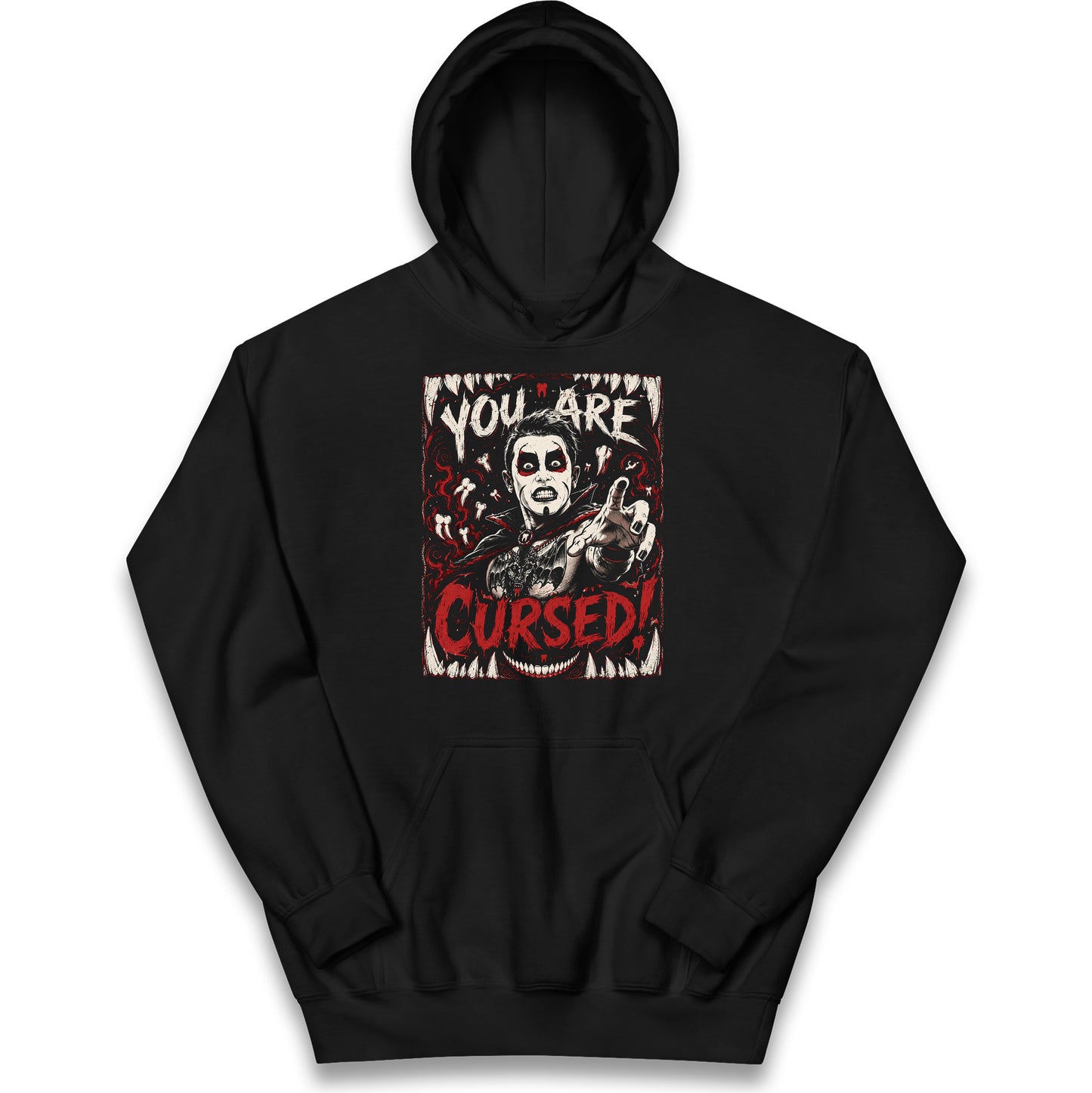 Danhausen You Are Cursed Pro Wrestling Kids Hoodie