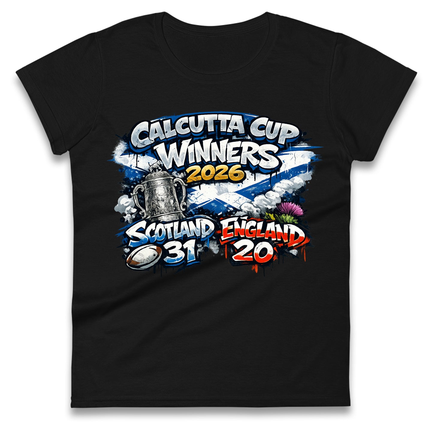 Scotland Calcutta Cup Winners 2026 Ladies Shirt
