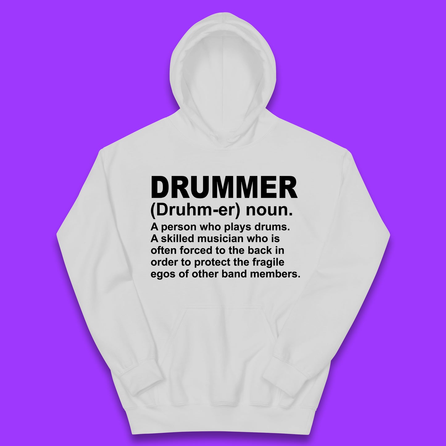 Drummer Hoodie Kids