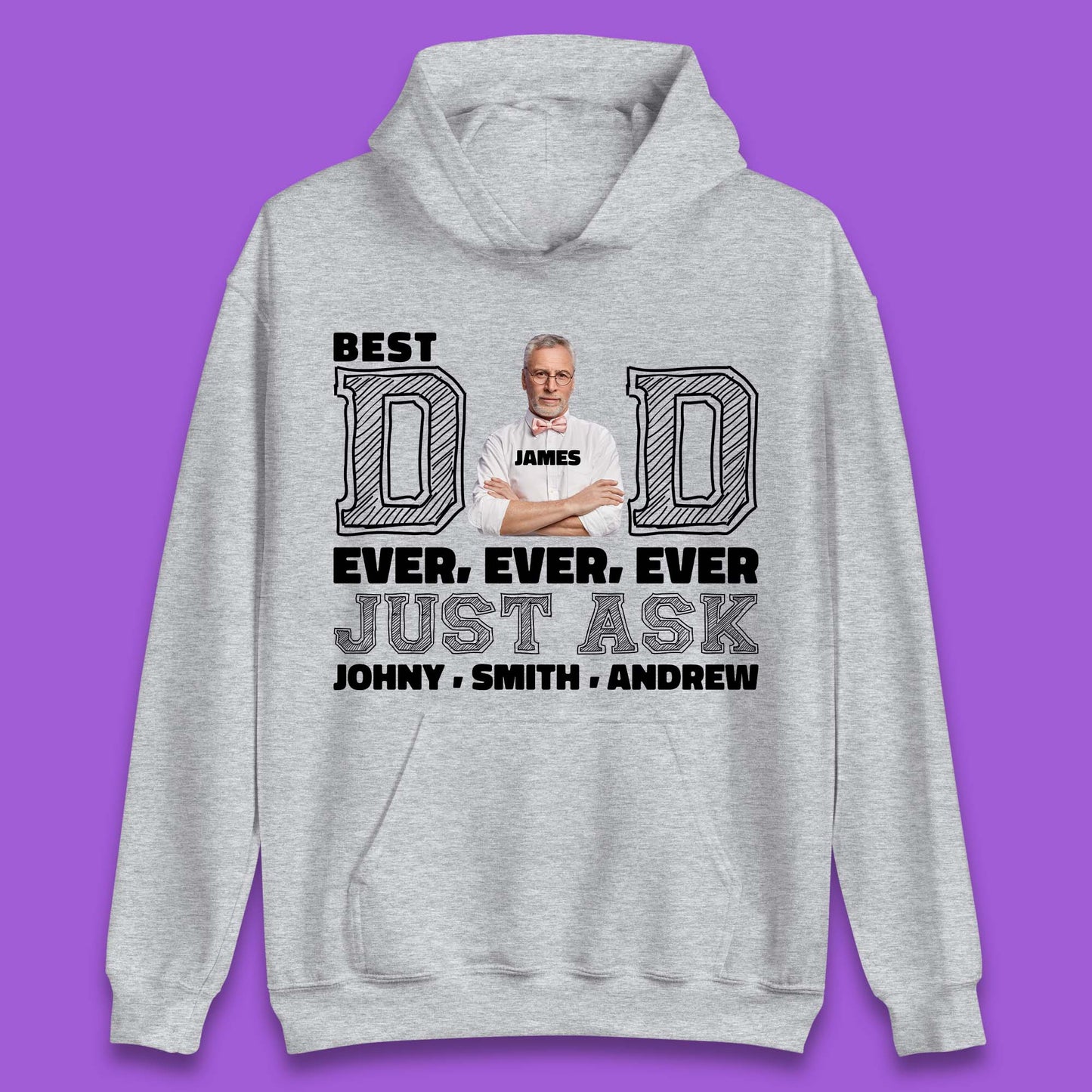 Personalised Best Dad Ever Unisex Hoodie