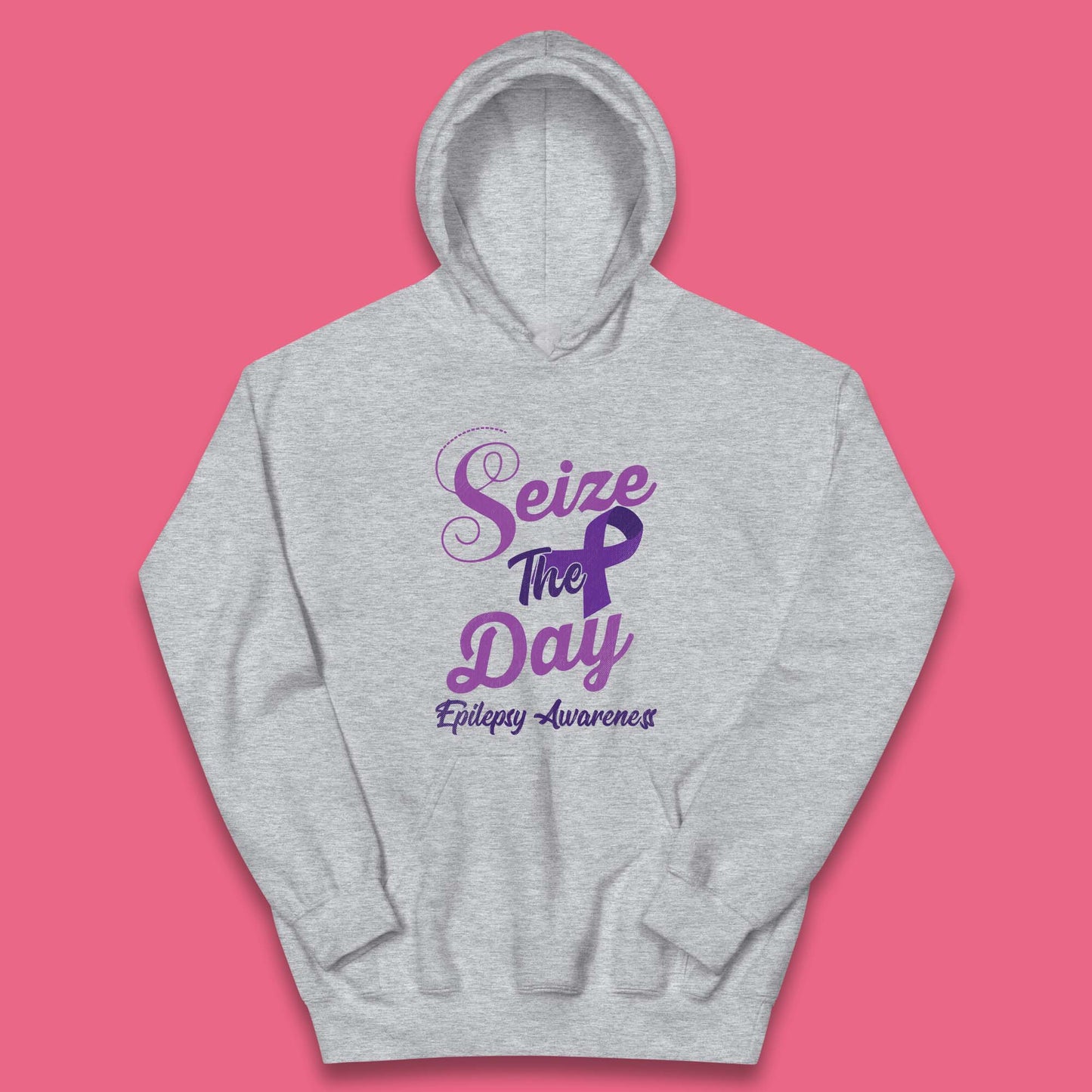 Seize the Day Epilepsy Awareness Kids Hoodie