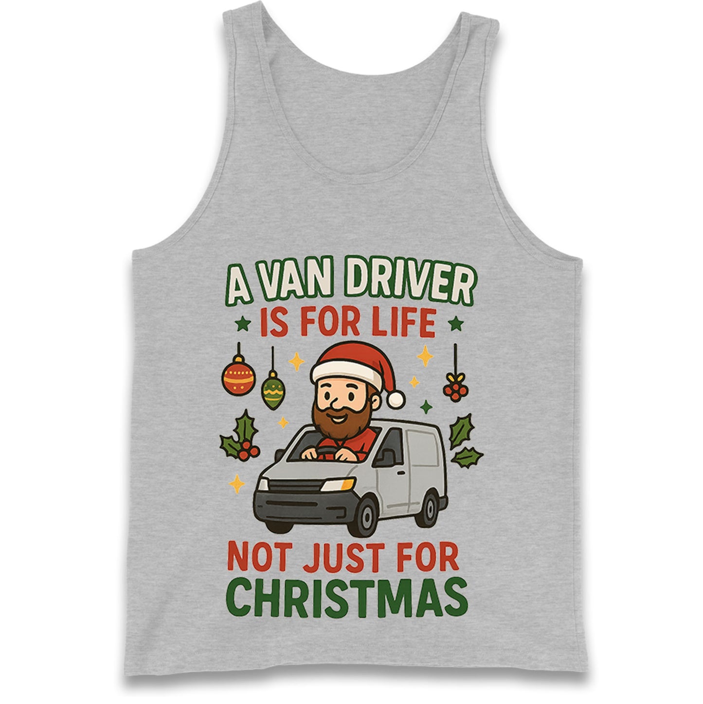 Van Driver Christmas Tank Top