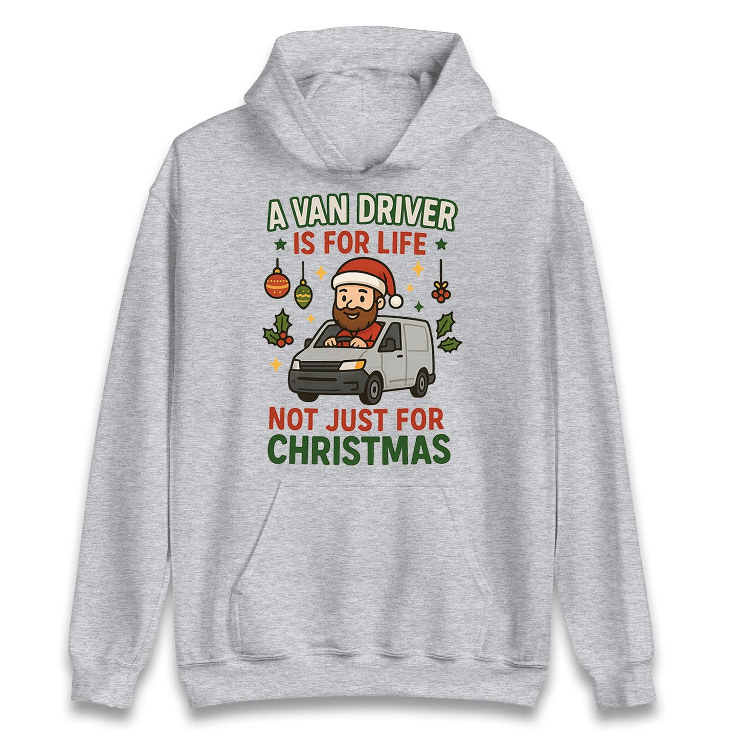 Van Driver Christmas Hoodie