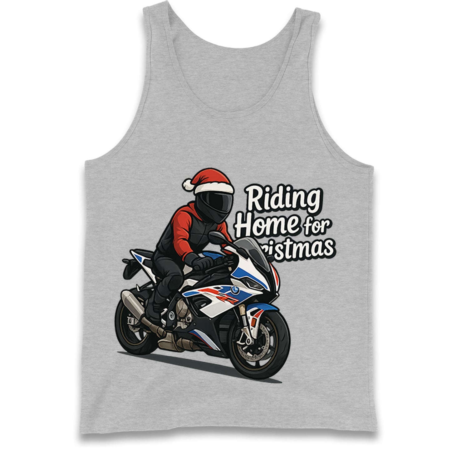 BMW S1000RR Christmas Tank Top