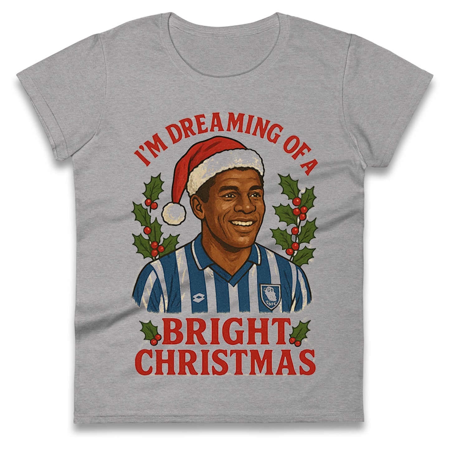 Sheff Wed Christmas Ladies T Shirt