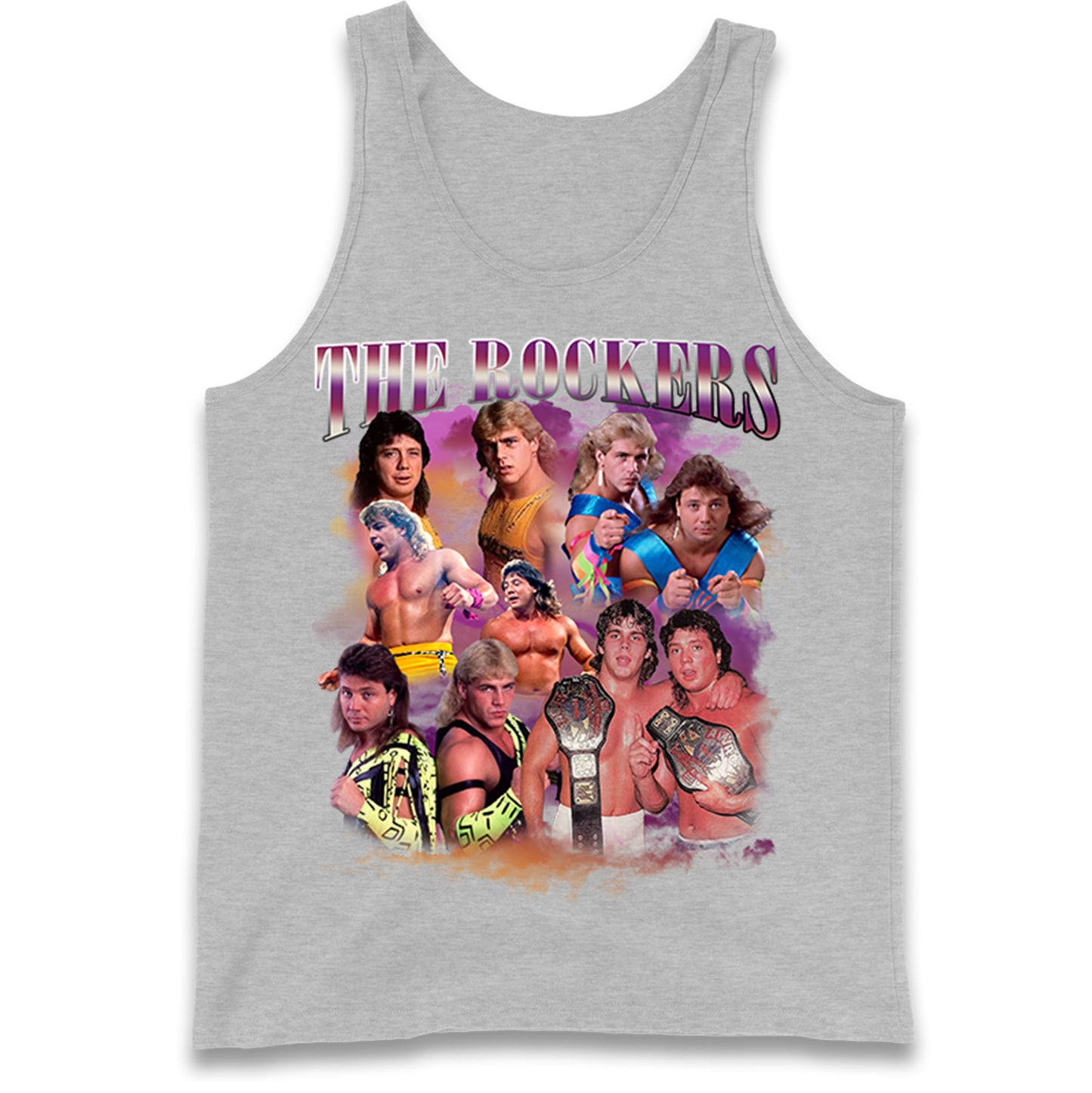 Retro The Rockers Bootleg Wrestling Tank Top