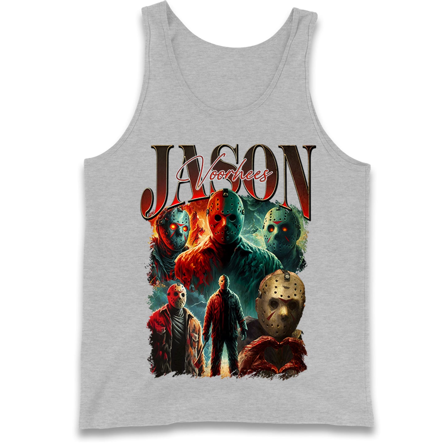 Jason voorhees Bootleg Halloween Tank Top