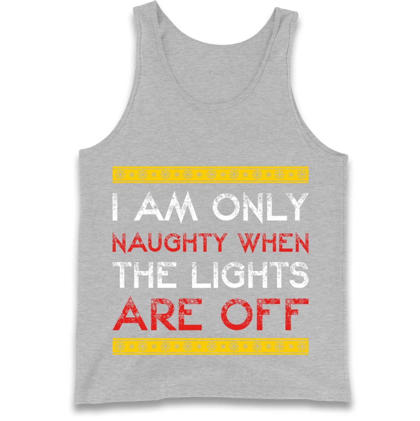 naughty christmas tank top