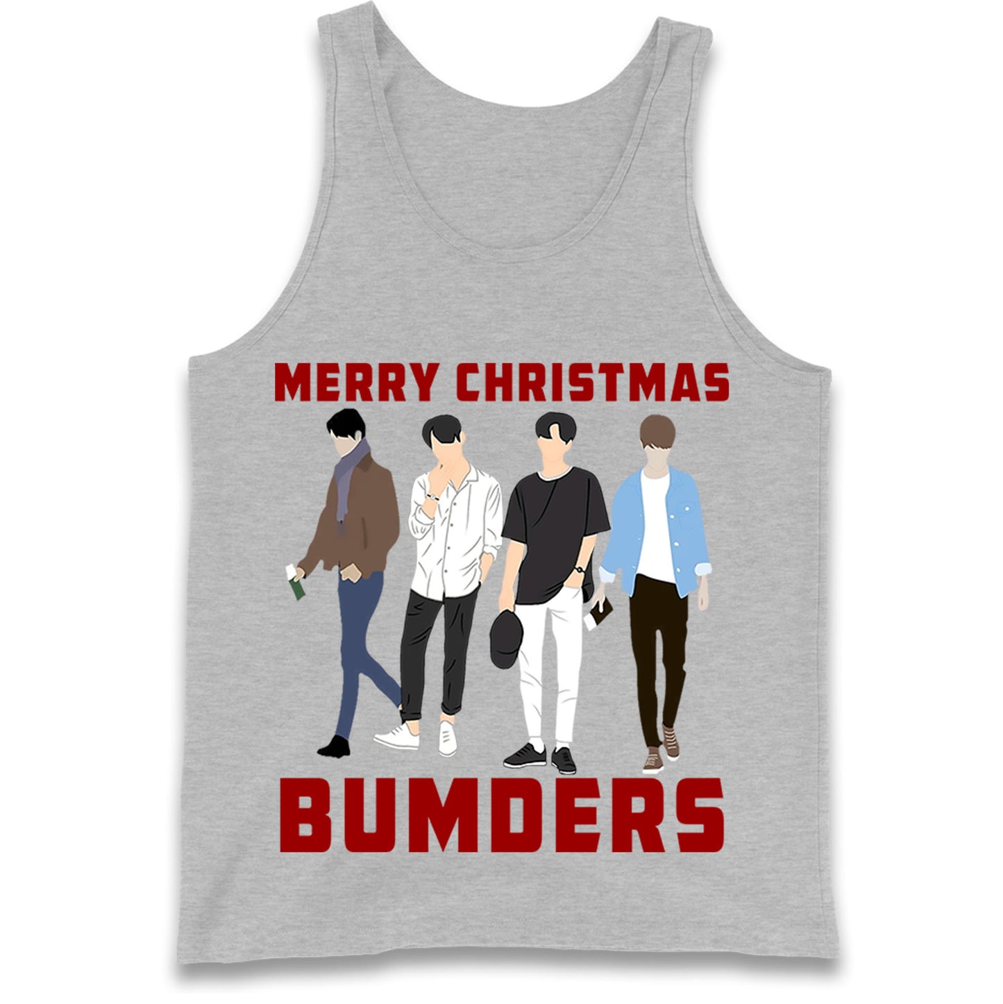 Merry Christmas Bumders The Inbetweeners Tank Top