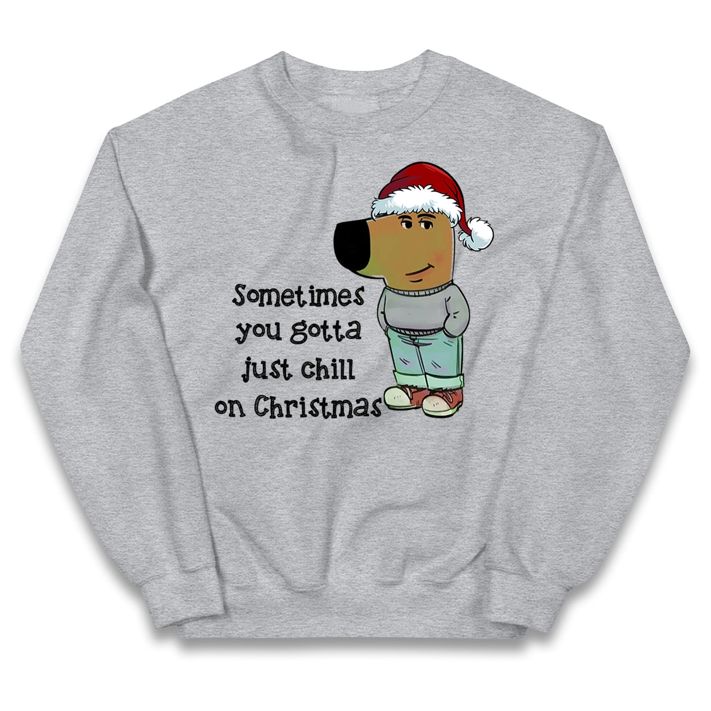 christmas chill guy jumper