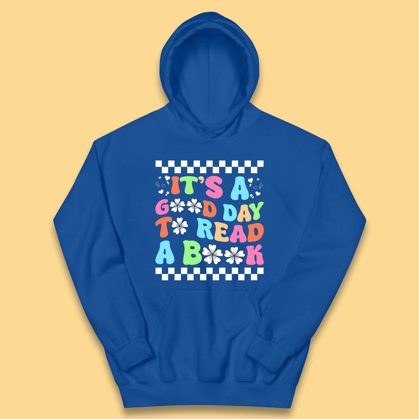 Book Reader Kids Hoodie