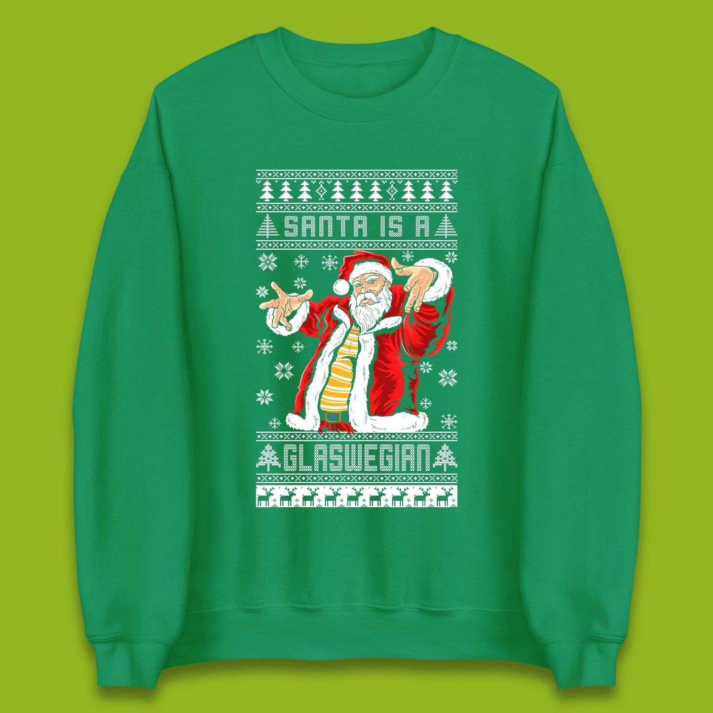 Santa Is A Glaswegian Christmas Unisex Sweatshirt