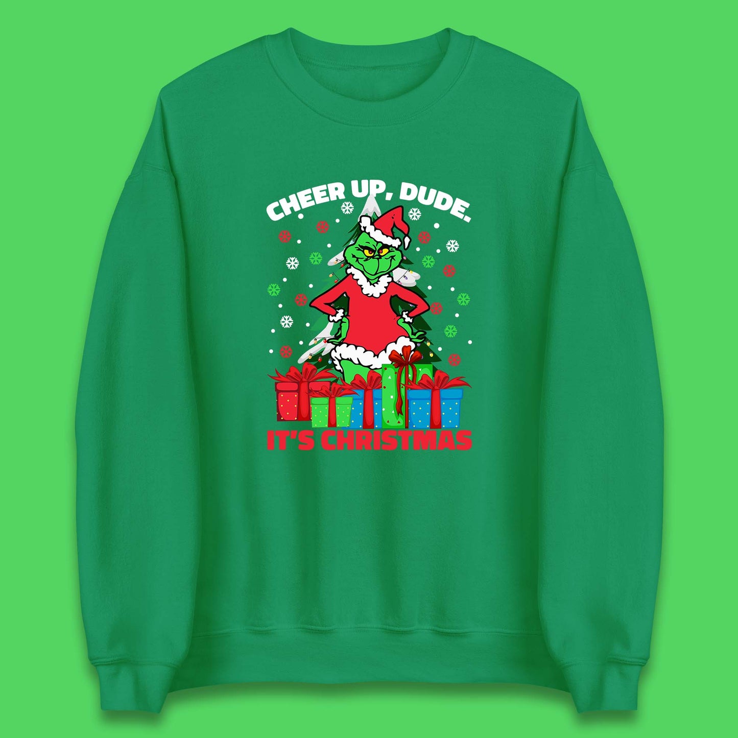 cheer up dude it's christmas sweatshirt