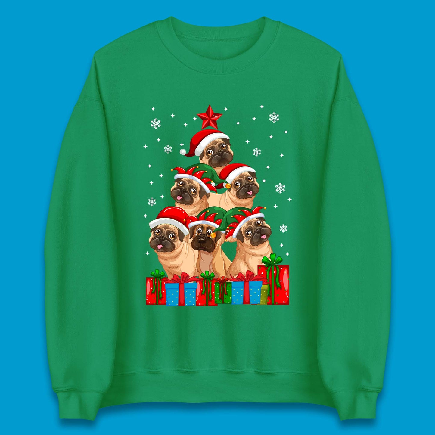 Pug Dog Christmas Jumper