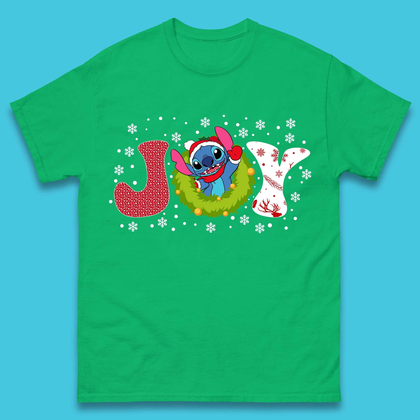 Joy Stitch Christmas Mens T-Shirt