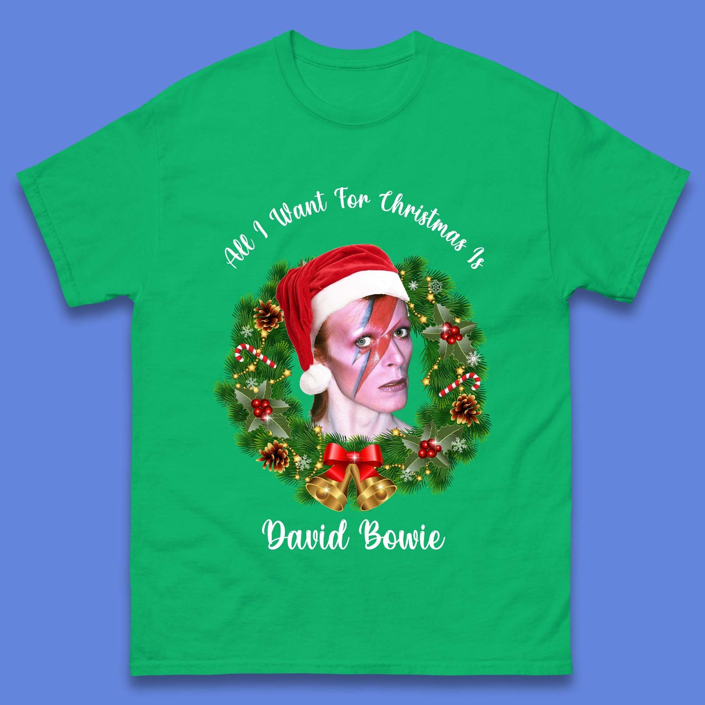 David Bowie Christmas Mens T-Shirt