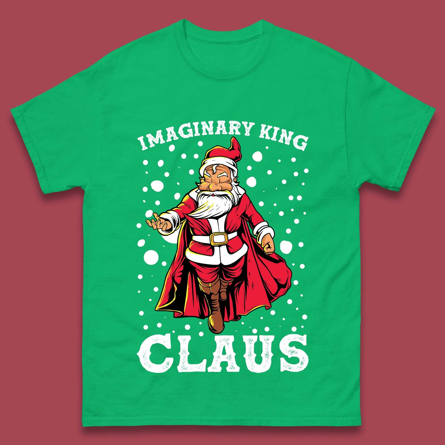 imaginary king santa christmas t shirt