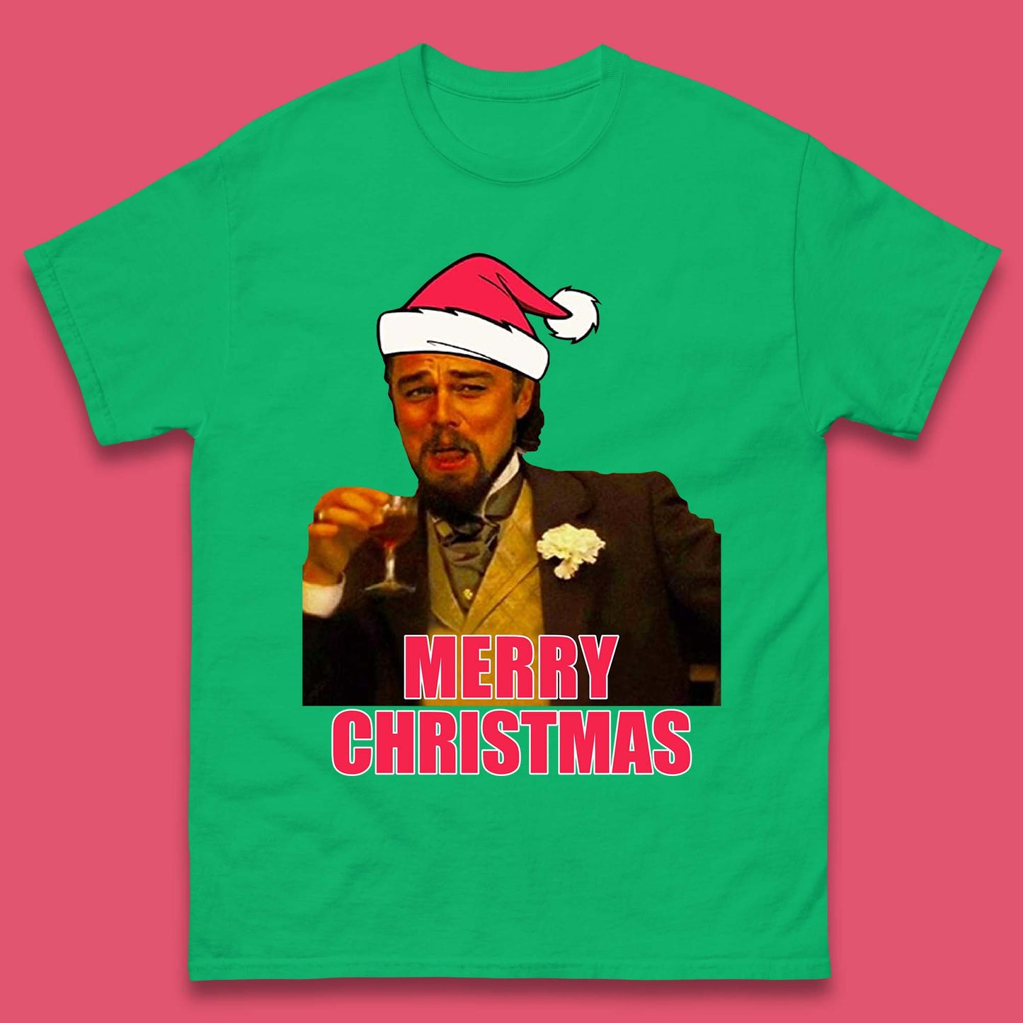 Leonardo DiCaprio Christmas Mens T-Shirt