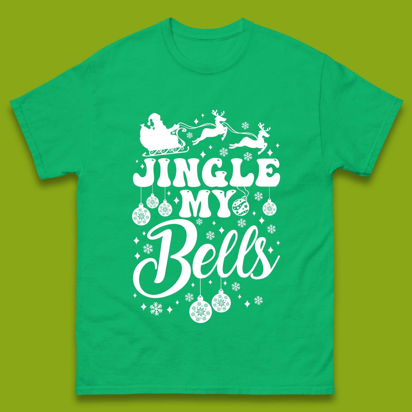 Jingle My Bells Christmas Mens T-Shirt