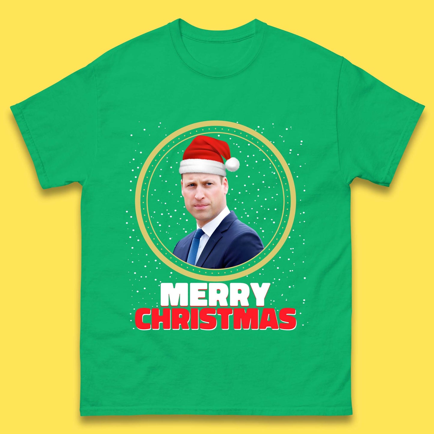 Prince William Christmas Mens T-Shirt