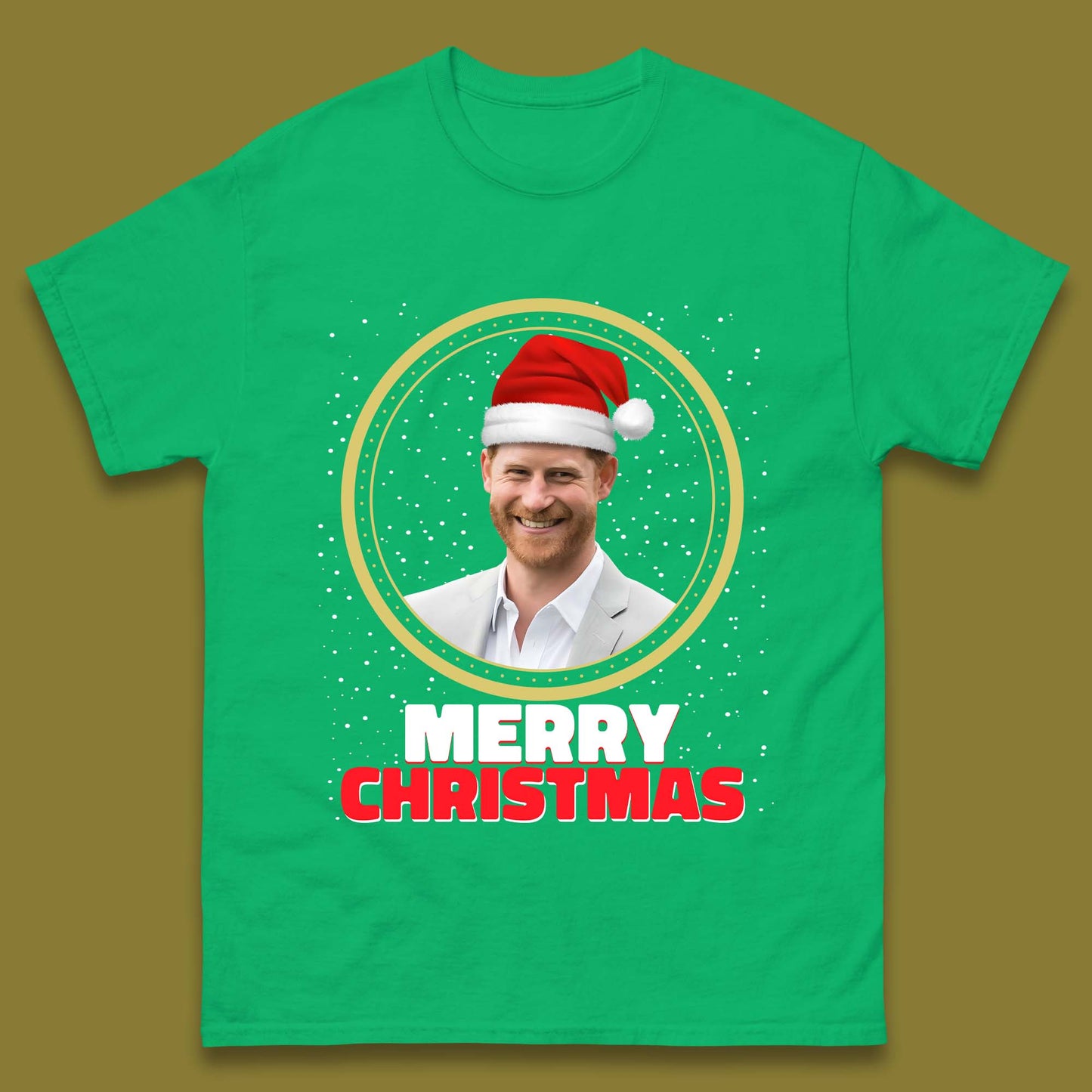 Prince Harry Christmas Mens T-Shirt