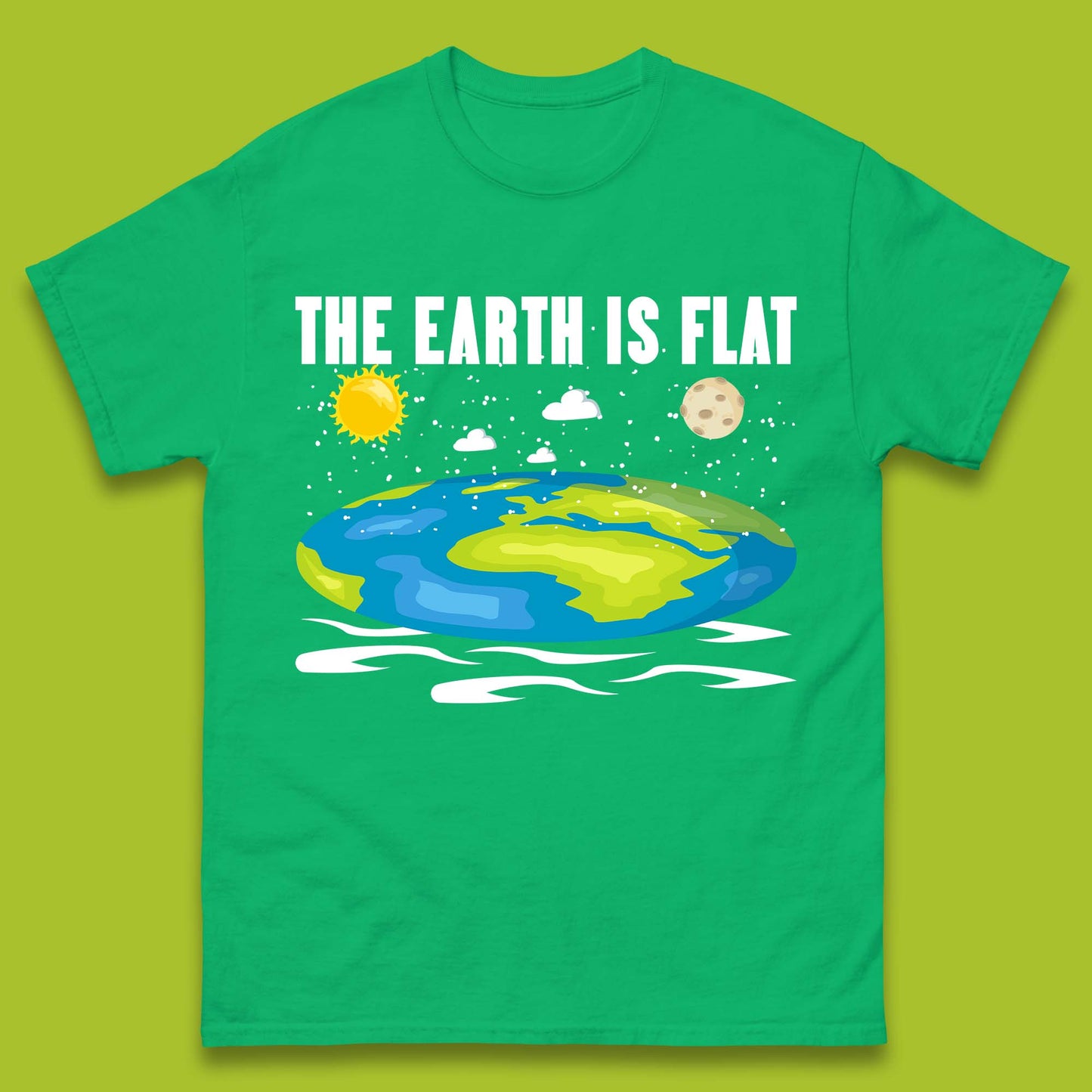 The Earth Is Flat Mens T-Shirt