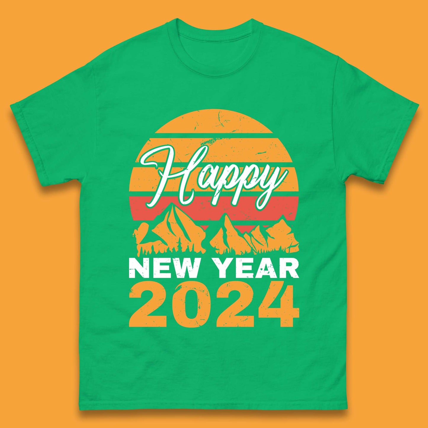 Happy New Year 2024 Camping Camping Mens T-Shirt
