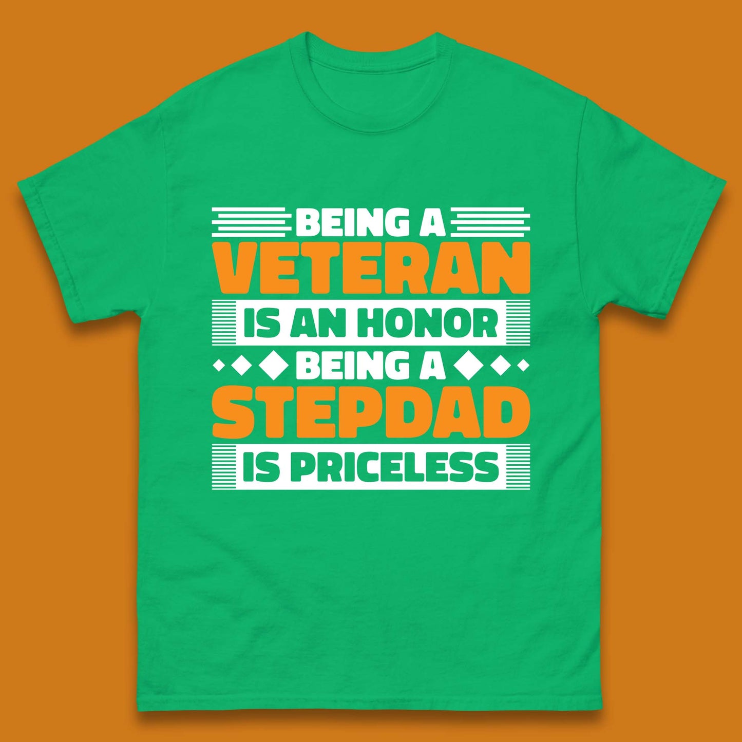 Veteran Stepdad Mens T-Shirt