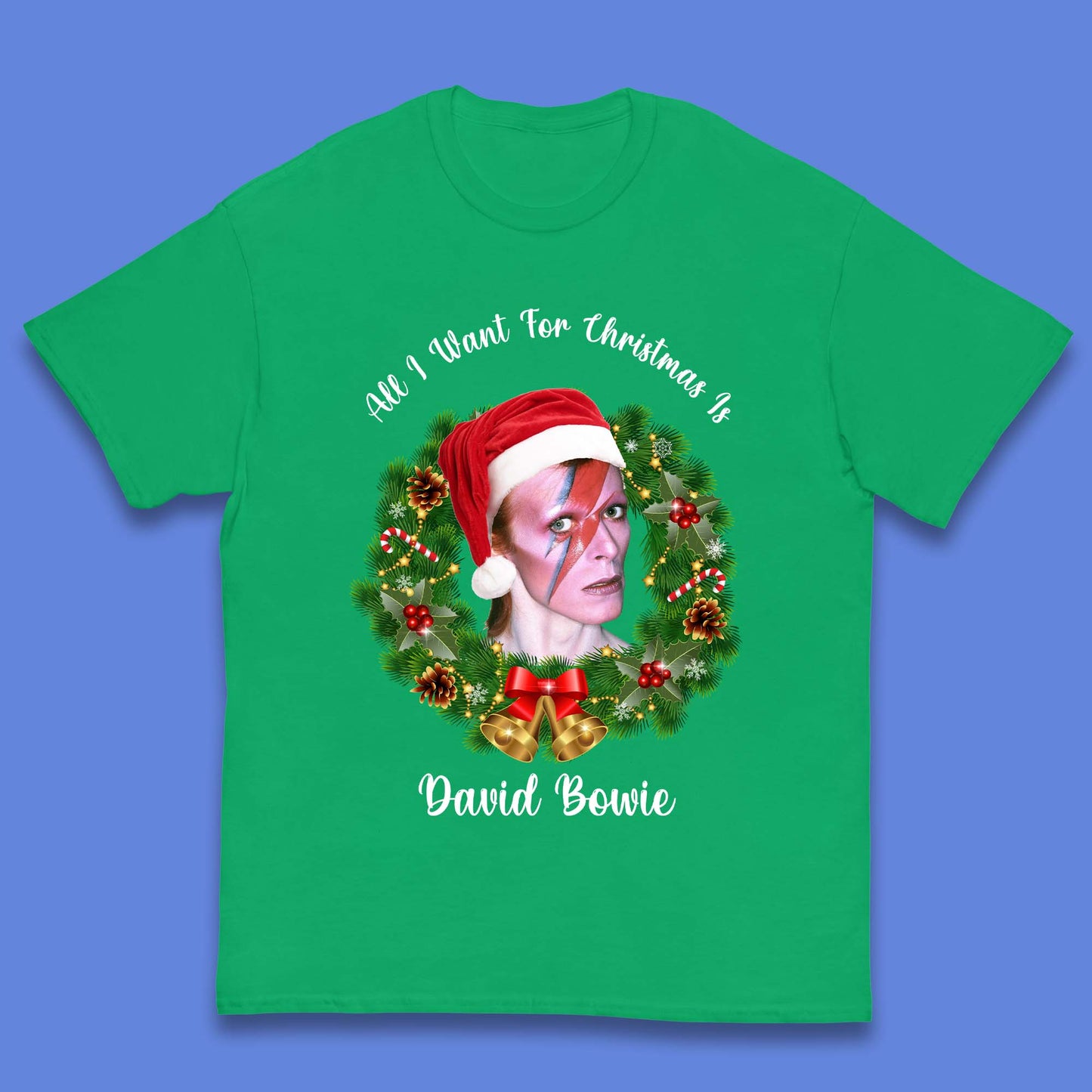 David Bowie Christmas Kids T-Shirt